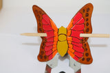 Leather Barrette - Butterfly